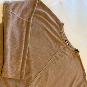 H by Bordeaux Sand Brown T Shirt Sweater